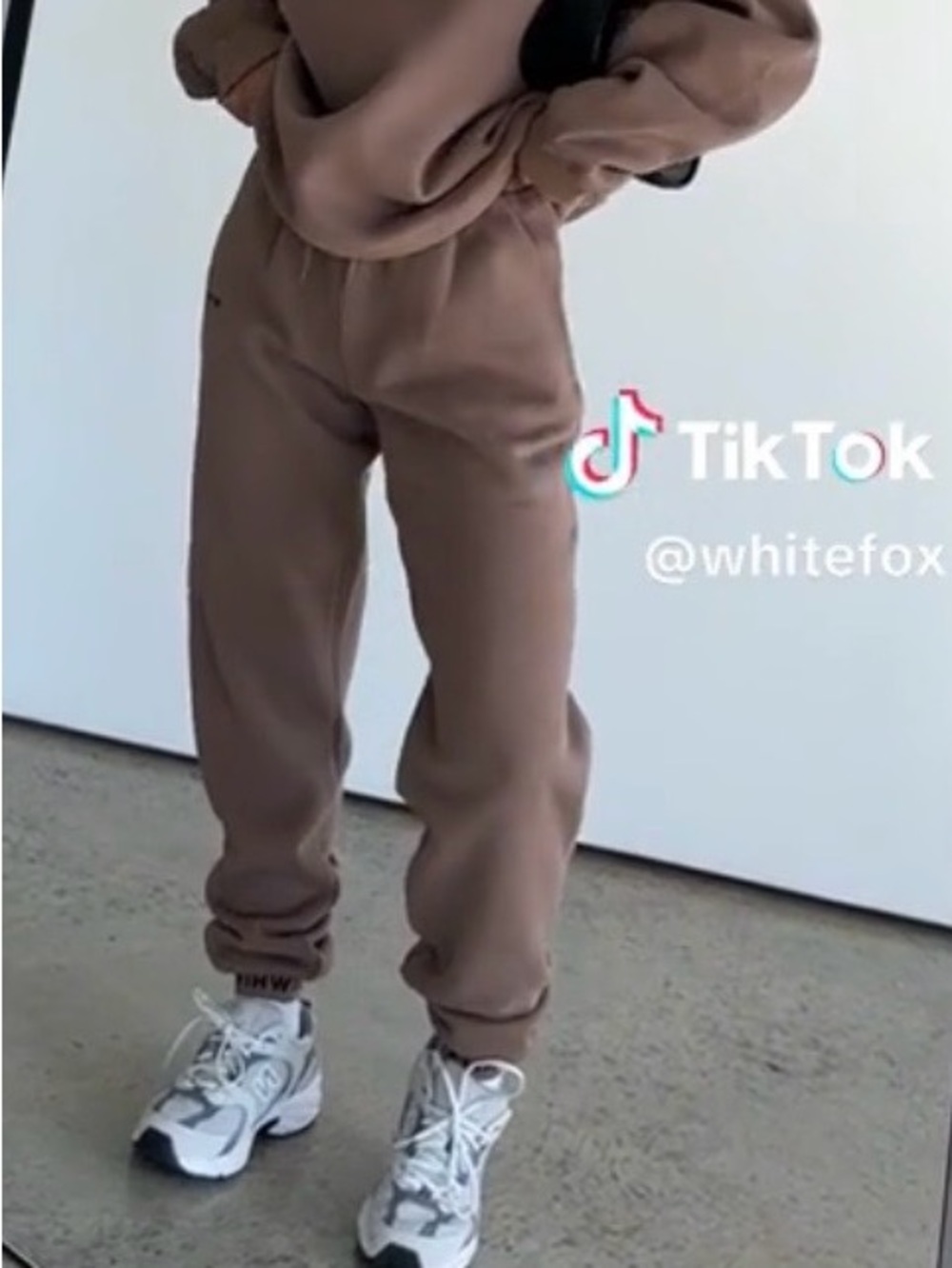 🤎White Fox Boutique - Put It On Repeat Sweatpants (Mocha) XS 🤎